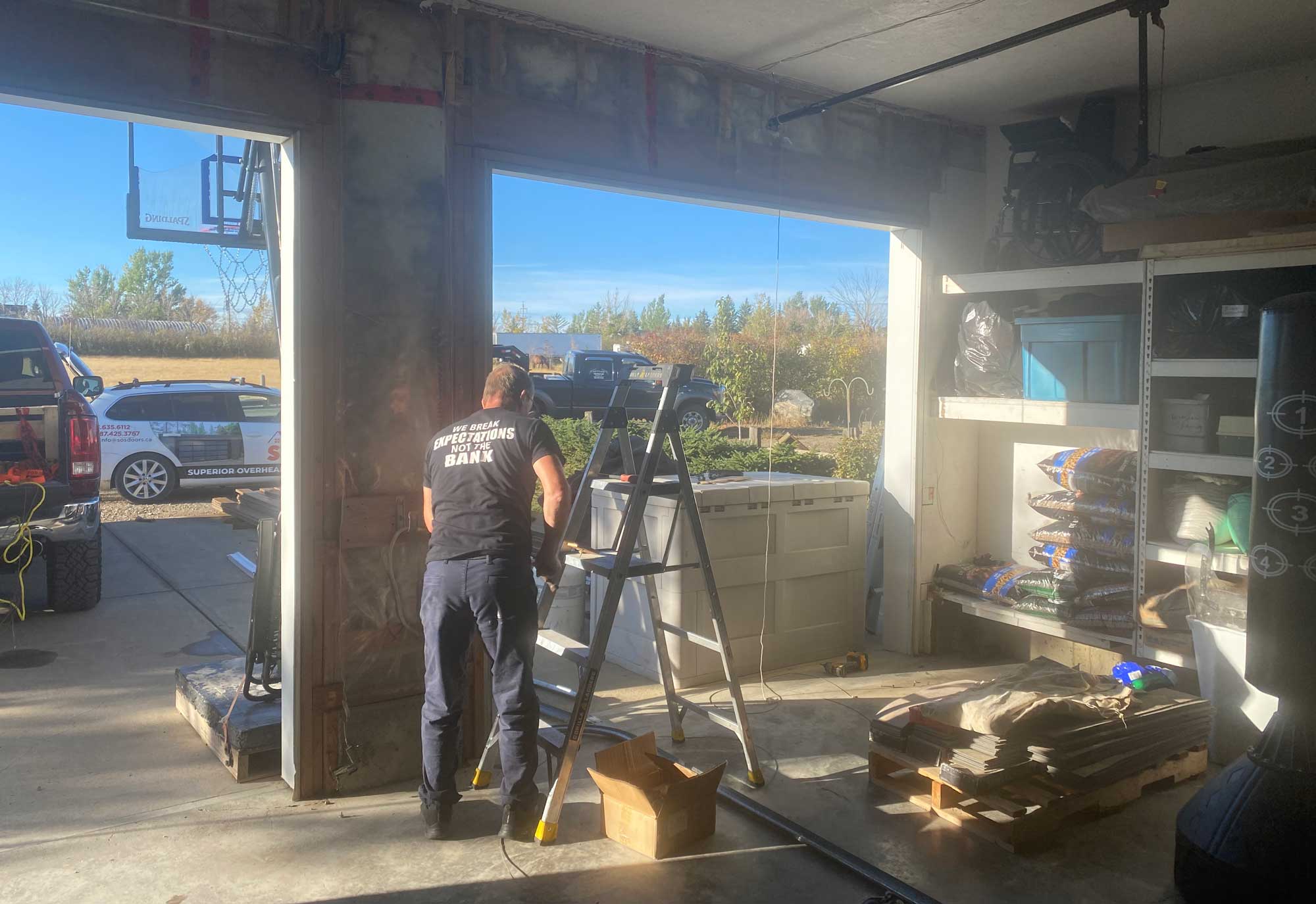 Winter Garage Door Maintenance in Lethbridge, Alberta